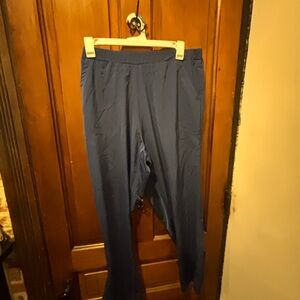 Good Cheer! Women's Navy Elastic-Waist scrub Pants - 3X